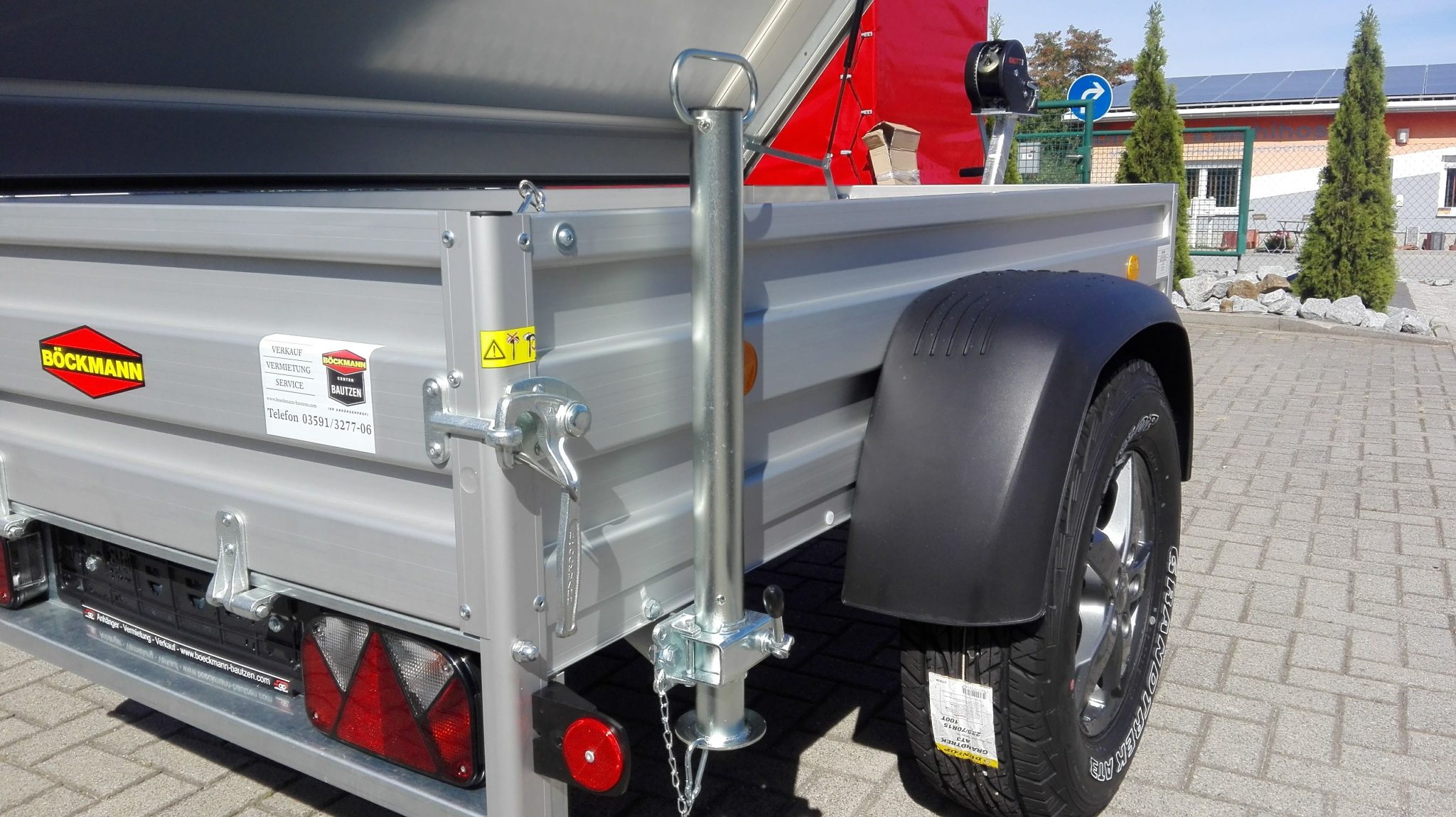 Offroad Jagdanh nger TL AL 2111 75 Hunter Mit Deckel Seilwinde Offroad Jagdanh nger TL AL 2111 75 Hunter Mit Deckel Seilwinde